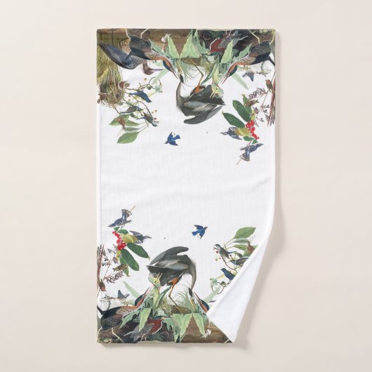 Audubon Herons Loon Bluebird Birds Bath Towel set Bad Handdoek (Handdoek)