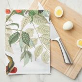 Audubon Hummingbird Birds Flowers Kitchen Towel Theedoek (Quarter Fold)