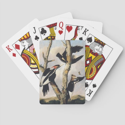 Audubon Ivory-Billed Woodpecker Painting Pokerkaarten (Achterkant)