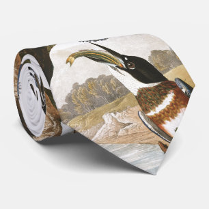 Audubon Kingfisher Vogels Stropdas in het wild lev