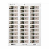 Audubon langsnavelige krulvogel etiket (Full Sheet)