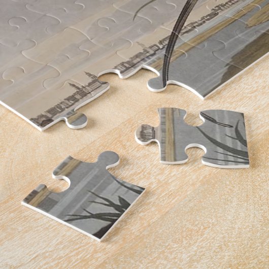 Audubon langsnavelige krulvogel legpuzzel (Zijkant)