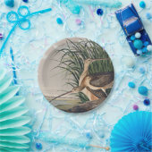 Audubon langsnavelige krulvogel papieren bordje (Feest)