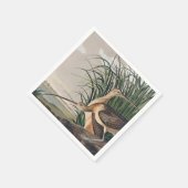 Audubon langsnavelige krulvogel servet (Hoek)