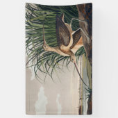 Audubon langsnavelige krulvogel spandoek (Verticaal)