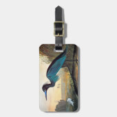 Audubon: Little Blue Heron Bagagelabel (Voorkant verticaal)