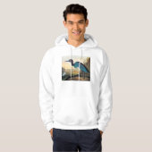 Audubon: Little Blue Heron Hoodie (Voorkant volledig)