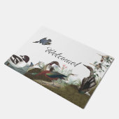 Audubon Loon Duck Ibis Birds Welcome Doormat Deurmat (Schuin)