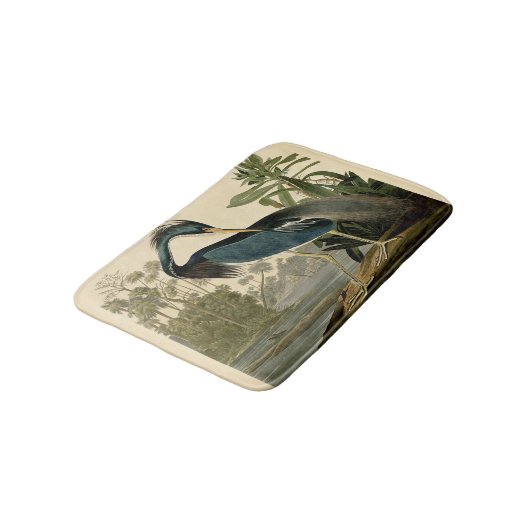 Audubon Louisiana Heron Birds America Art Badmat (Gekanteld)