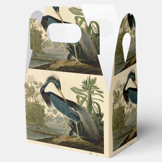 Audubon Louisiana Heron Birds America Art Bedankdoosjes (Geopend)