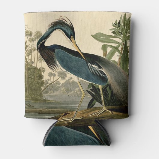 Audubon Louisiana Heron Birds America Art Blikjeskoeler (Voorkant)