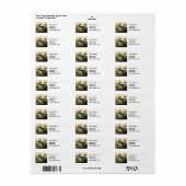 Audubon Louisiana Heron Birds America Art Etiket (Full Sheet)