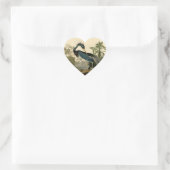 Audubon Louisiana Heron Birds America Art Hart Sticker (Tas)