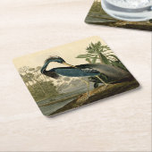 Audubon Louisiana Heron Birds America Art Kartonnen Onderzetters (Schuin)