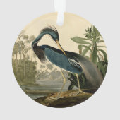 Audubon Louisiana Heron Birds America Art Ornament (achterkant)