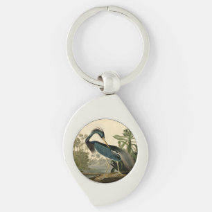 Audubon Louisiana Heron Birds America Art Sleutelhanger