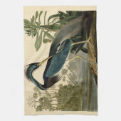 Audubon Louisiana Heron Birds America Art Theedoek (Verticaal)