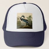 Audubon Louisiana Heron Birds America Art Trucker Pet (Voorkant)