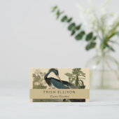 Audubon Louisiana Heron Birds America Art Visitekaartje (Staand voorkant)