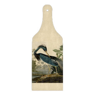 Audubon Louisiana Reiger Vogels Amerika Kunst Snijplank