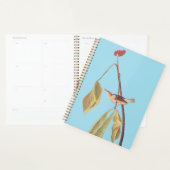 Audubon Louisiana Water Thrush Bird with Flower Planner (Display)