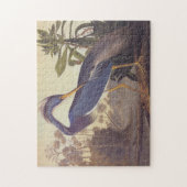 Audubon Lousiana Heron over kustmarsland Legpuzzel (Verticaal)