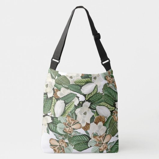 Audubon Magnolia Flowers Floral Canvas tas (Voorkant)