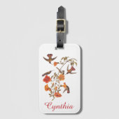 Audubon Mango kolibrie in edelstenen kleuren Bagagelabel (Voorkant (verticaal))