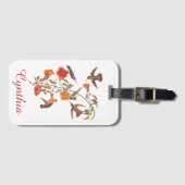 Audubon Mango kolibrie in edelstenen kleuren Bagagelabel (Voorkant (horizontaal))