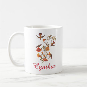 Audubon Mango kolibrie in edelstenen kleuren Koffiemok