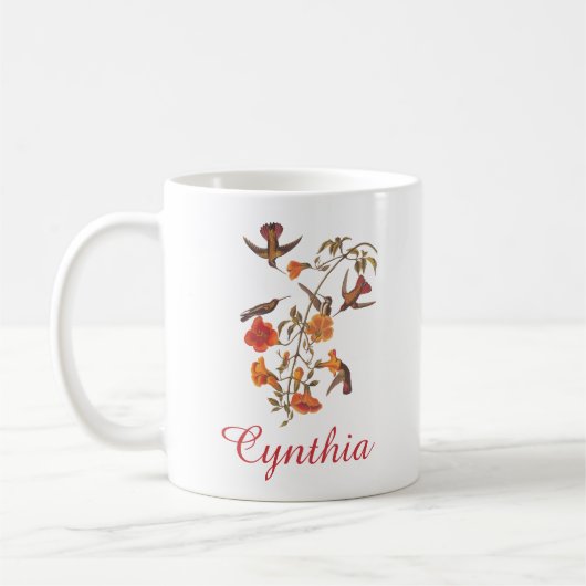 Audubon Mango kolibrie in edelstenen kleuren Koffiemok (Links)