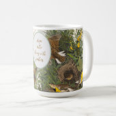 Audubon Meadowlark Botanische Print Koffiemok (Voorkant rechts)