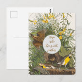 Audubon Meadowlark Print Briefkaart (Voorkant / Achterkant)