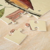  Audubon Northern Cardinal Painting Gift Legpuzzel (Zijkant)