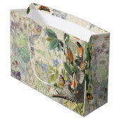 Audubon Oriole & Robin Birds Wildblods Gift Bag Groot Cadeauzakje (Achterkant Gekanteld)