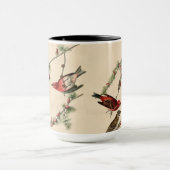 Audubon Paars Finch Bird Painting Gift Mok (Midden)