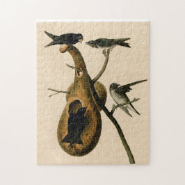  Audubon Paarse Martin Bird Painting Gift Legpuzzel