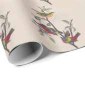 Audubon Painted Bunting Bird Wildlife Cadeaupapier (Rol Hoek)