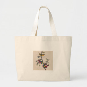 Audubon Painted Bunting Bird Wildlife Grote Tote Bag
