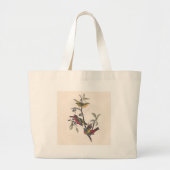 Audubon Painted Bunting Bird Wildlife Grote Tote Bag (Voorkant)
