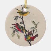 Audubon Painted Bunting Bird Wildlife Keramisch Ornament (Voorkant)