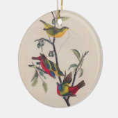 Audubon Painted Bunting Bird Wildlife Keramisch Ornament (Links)