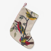 Audubon Painted Bunting Bird Wildlife Kleine Kerstsok (Voorkant (Hangend))