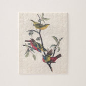 Audubon Painted Bunting Bird Wildlife Legpuzzel (Verticaal)