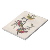 Audubon Painted Bunting Bird Wildlife Notitieblok (Linkerzijde)