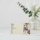 Audubon Painted Bunting Bird Wildlife Visitekaartje (Staand voorkant)