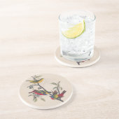 Audubon Painted Bunting Bird Wildlife Zandsteen Onderzetter (Zijkant)