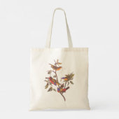 Audubon Painted Bunting Birds in a Cherokee Plum Tote Bag (Achterkant)