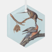 Audubon Pair van het zogende reizigersverkeer Glas Ornament (Voorkant)