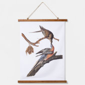 Audubon Pair van het zogende reizigersverkeer Hangend Wandkleed (Voorkant)